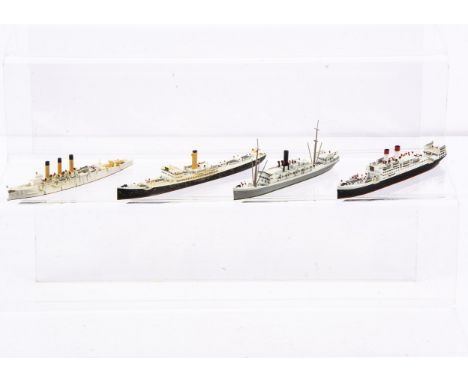 Mercator 1:1250 Waterline Ship Models, General von Steuben, Passenger Ship, 1923, No M560, with leaflet and spares, Ramses, F