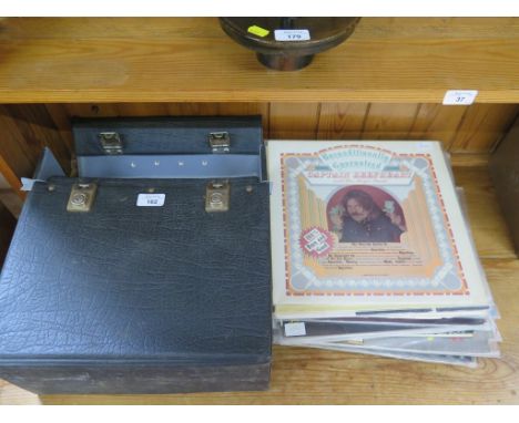 A collection of vinyl records including Captain Beefheart and the Magic Band, Canned Rock (signed by the band), Culture Club,