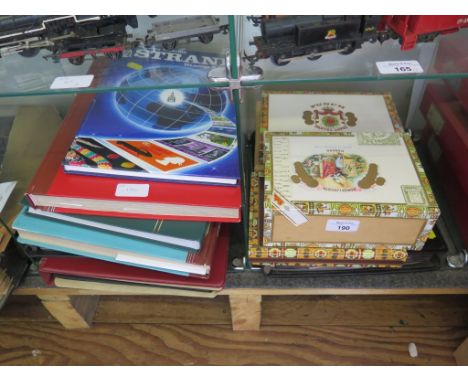 A collection of British and world postage stamps, including penny reds, first day covers, complete sheets for San Marino, Mon
