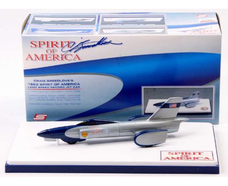 Scaleworks Spirit of America 1/43 scale diecast model of Craig Breedlove's 1963 Spirit of America Landspeed Record Jet Car, i