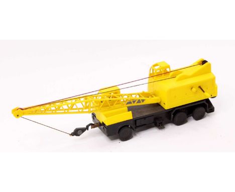 A Raphael Lipkin copy of the Dinky Toys No. 972 20 Ton Lorry Mounted Crane in yellow and black plastic with "Coles" to the re