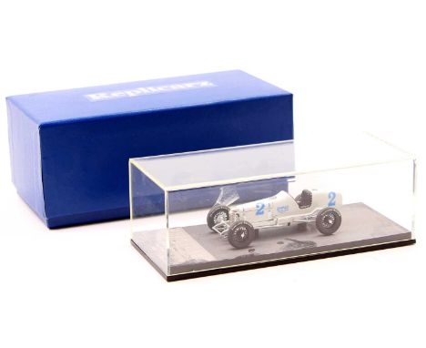 Replicarz R43014 1/43rd scale model of the 1929 Indianapolis 500 Winner Simplex Miller, Ray Keech, Limited Edition 7/250 in t