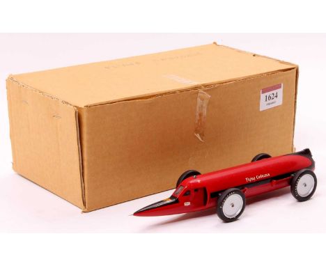 Resin Factory Hand Built model of a 1/43rd scale Flying Caduceus Land Speed Record Car, in a buff coloured box, possibly by R