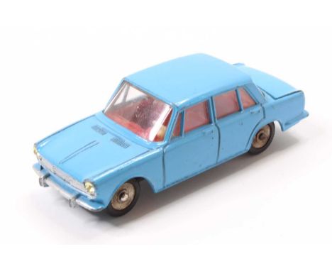 French Dinky Toys Poch No. 523 Simca 1500 in bright blue with a red interior, and concave hubs with "Pirelli" tyres, a rare D