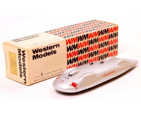 Western Models 1/43 scale white metal kit built model of a the 1939 Railton Record Car, kit No.WMS25 finished to a very high 