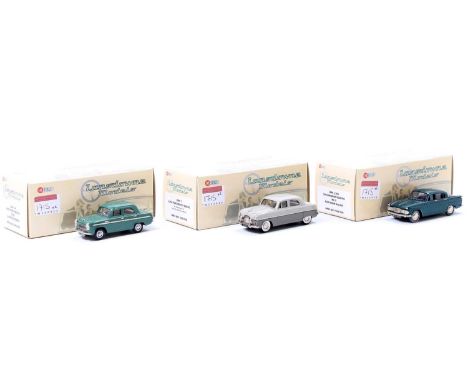 Lansdowne Models 1/43rd scale white metal vehicle group, 3 examples to include LDM 13AA 1965 Humber Sceptre MK2, LDM7 1954 Fo