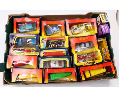 A collection of later issue Corgi Toys window boxed models including No. 308 BMW M1, No. 385 Mercedes-Benz 190E, No. 286 Jagu