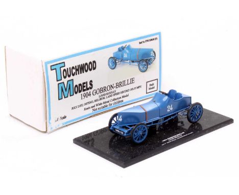 Touchwood Models factory built 1/43 scale model of a 1904 Gobron-Brillie, limited edition in the original all-card box