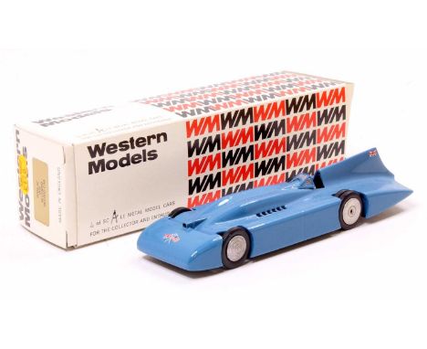 Western models 1/43 scale hand built white metal land speed record car, the 1935 Bluebird, model No. WMS 42