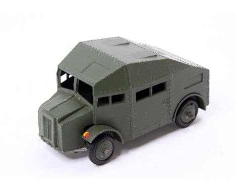 A Kemlow Diecast Model of a Military Armoured Quad Tractor, finished in military drab green, excellent condition