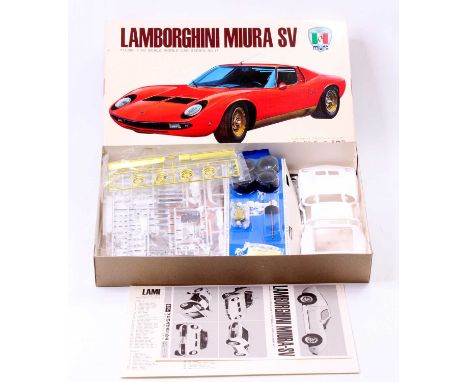 Fujimi 1.20 scale, World Car Series, RC.1 Lamborghini Miura - SV, Italian Super Car, 1st issue Mint ex shop stock.         