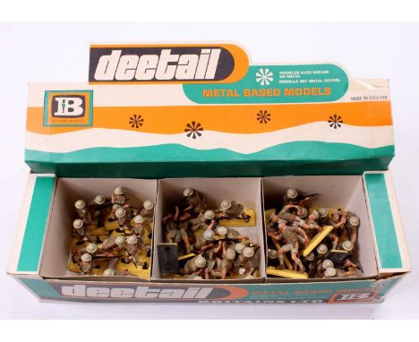 A Britains Deetail No. 7390 48-piece trade pack containing 49 British 8th Army military figures, housed in the original trade