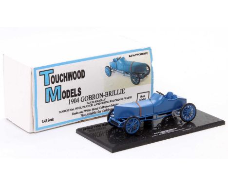  Touchwood Models factory built 1/43 scale model of a 1904 Gobron-Brillie, limited edition in the original all-card box