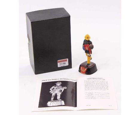 A Phoenix World Reproductions No. PW150 a Life is Saved British Fireman 1980, housed in the original foam packed box with lea