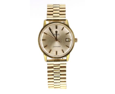 Omega Seamaster automatic gold plated and stainless steel gentleman's wristwatch, ref. 166 022, circa 1967, serial no. 2530xx