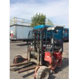 2006 Moffett 3-7 Forklift, Diesel Kubota Engine, 4,500 lb lift cap., Mast Height: 84" , Indicated