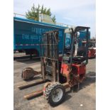 2006 Moffett 3-7 Forklift, Diesel Kubota Engine, 4,500 lb lift cap., Mast Height: 84" , Indicated