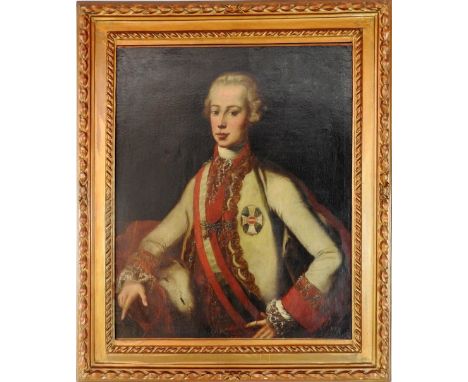 Manner of Pompeo Batoni (1708-1787)
Portrait of Leopold, 1st Grand Duke of Tuscany
oil on canvas
84 x 70cm

Notes: Leopold II