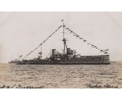 A collection of approximately 100 postcards and 570 postcard-size photographs of shipping interest, including photographic po