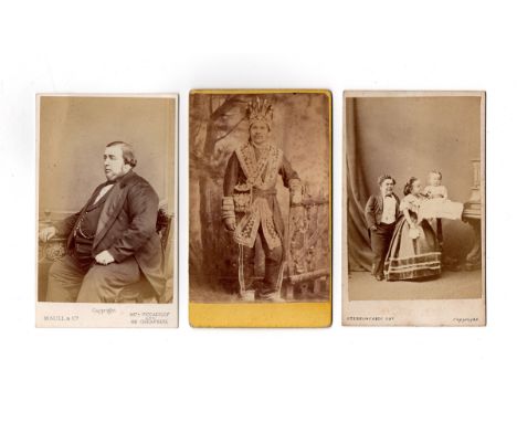 PHOTOGRAPHS. A collection of approximately 490 cartes-de-visite photographs, many portraits of royalty, politicians and emine