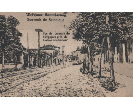 A collection of approximately 253 postcards collected for their postmark interest, including army camps, paquebot and passed 