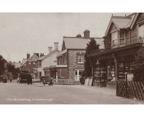 A collection of 48 postcards, the majority topographical views of East Sussex, including photographic postcards titled 'The B