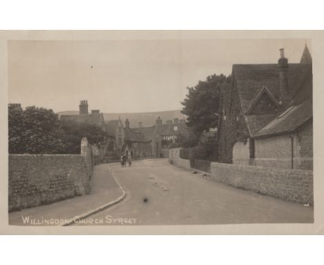 A collection of approximately 67 postcards, the majority topographical views of East Sussex, including photographic postcards