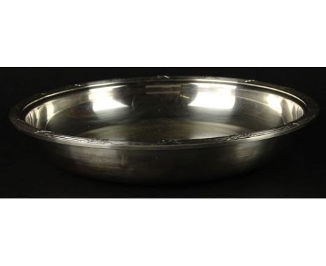 Christofle Silver Plate Open Serving Bowl. Signed Christofle. Minor Pitting and Light Surface Scratches From Use. Original An
