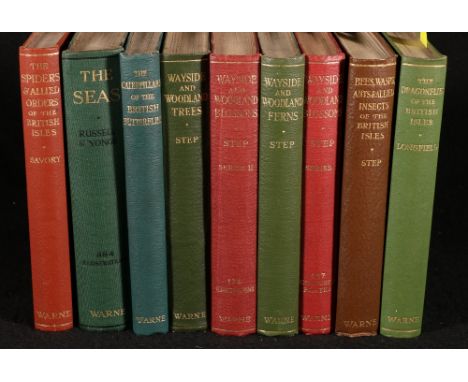 LONGFIELD, The Dragonflies of the British Isles, 1937, three others, Natural History, and five volumes by Edward Step, four W
