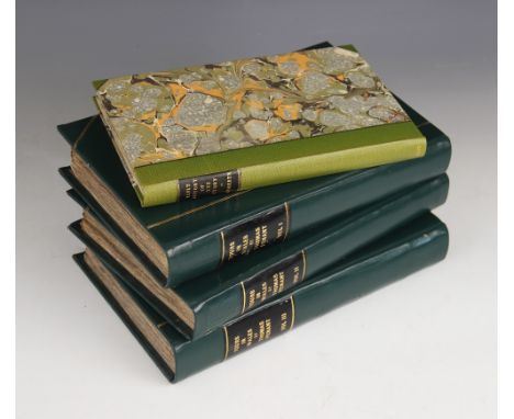 Pennant (Thomas), TOURS IN WALES, 3 vols, later full green leather, endpapers inscribed in pencil, half title page, engraved 