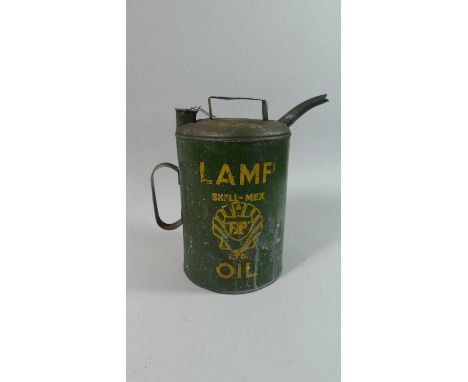 A Vintage Shell Mex Lamp Oil Jug, 27cm High 