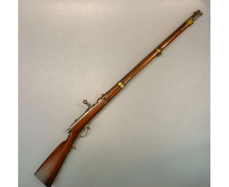 Preussisches Zündnadelgewehr Modell 62 von 1869 mit Zylinderverschluß System Dreyse, Danziger Hersteller, bez. "Z.G. Mod. 62"