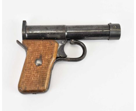 A German .177 Tell II air pistol, circa 1920s, the top of the chamber marked 'D.R.G.M TELL II D.R.P', and with the 'VWW' trad