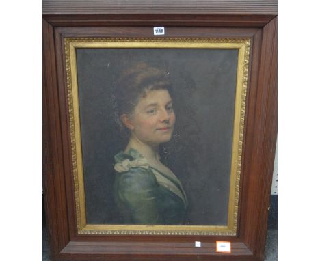 Arthur Trevithan Nowell (1862-1940), Portrait of Edward Powell Esq; Portrait of Mrs Powell, a pair, oil on canvas, signed, in