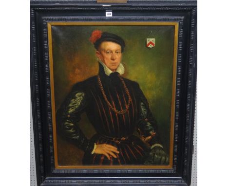 R. Meyez (late 19th century), Portrait of a gentleman in 16th century dress, oil on canvas, 78.5cm x 63cm.