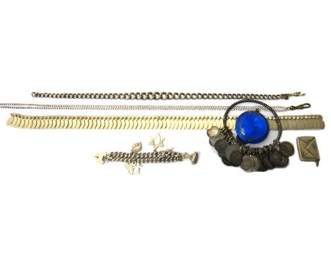 A silver postage stamps case, designed as an envelope, Birmingham 1901, a lady's silver and blue enameled circular pendant po
