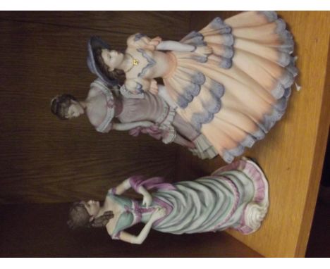 3 ceramic figures 