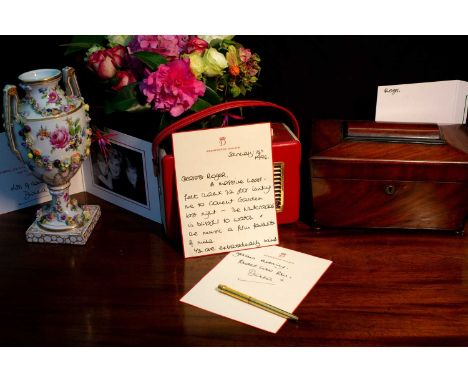 Diana, Princess of Wales, The Letters Collection 1990-1997 The Princess of Wales, signed letter dated January 14th 1994 on tw