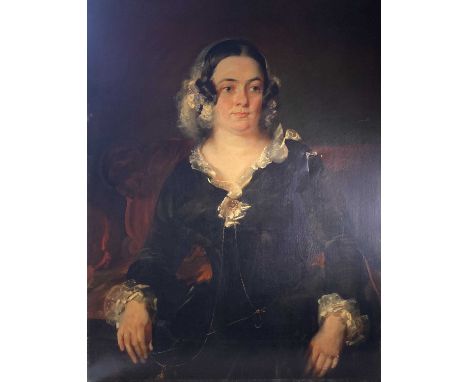 19th Century English SchoolPortrait of a Lady Oil on canvas91 x 72cm