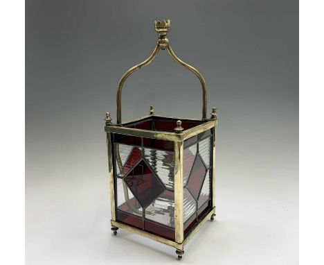 Brass and lead light