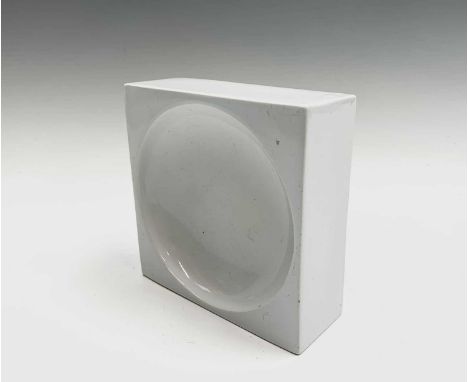 A Troika pottery ashtray, inscribed Troika St. Ives England and monogrammed to base, probably Teo Bernatowitz. Height 4.5cm, 