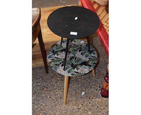Two modern lamp tables