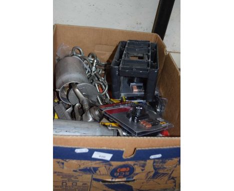 Two boxes of assorted tools
