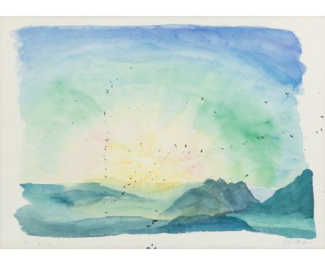 PATRICK PROCKTOR (1936-2003) Evil Light,  watercolor on paper 25 x 34 cm (9 7/8 x 13 3/8 in.) [sight] signed lower right PROV