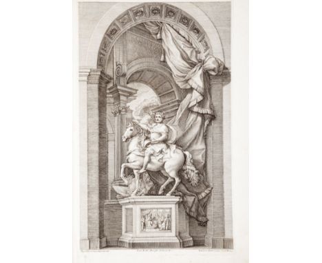 Feste/Festival books. Quinza Francesco. Relazione della statua equestre di Carlo Magno eretta nel portico del Tempio Vaticano