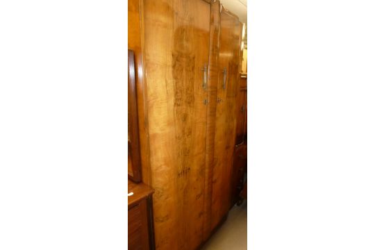 Shrager Circa 1950 S Walnutwood Bedroom Suite Of 3 Pieces The D