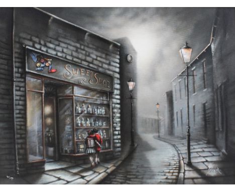 Bob Barker; limited edition giclee print on artists board, 'Sweethearts', no.70/195, signed lower right, with certificate of 