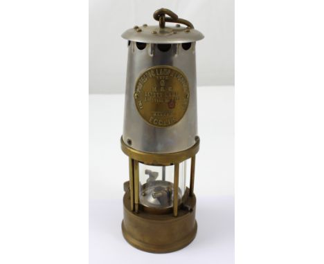 A vintage Protector Lamp and Lighting Co Ltd Mk.VI miners lamp, height 25cm.