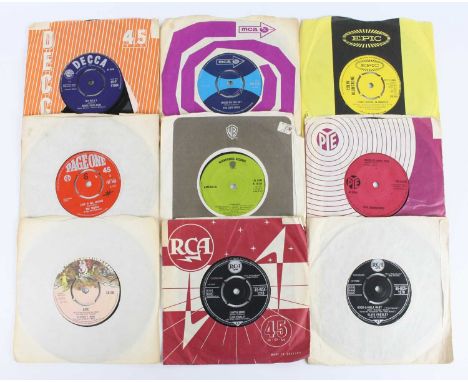 A large collection of assorted 7" singles, various dates and genres, to include: The Beatles - Ticket to Ride, Yellow Submari