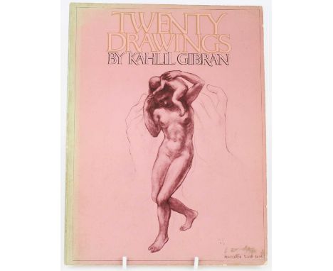 Gibran, Kahill: Twenty Drawings With an Introductory Essay by Alice Raphael, First Vintage Books Edition, 1974, signed to the